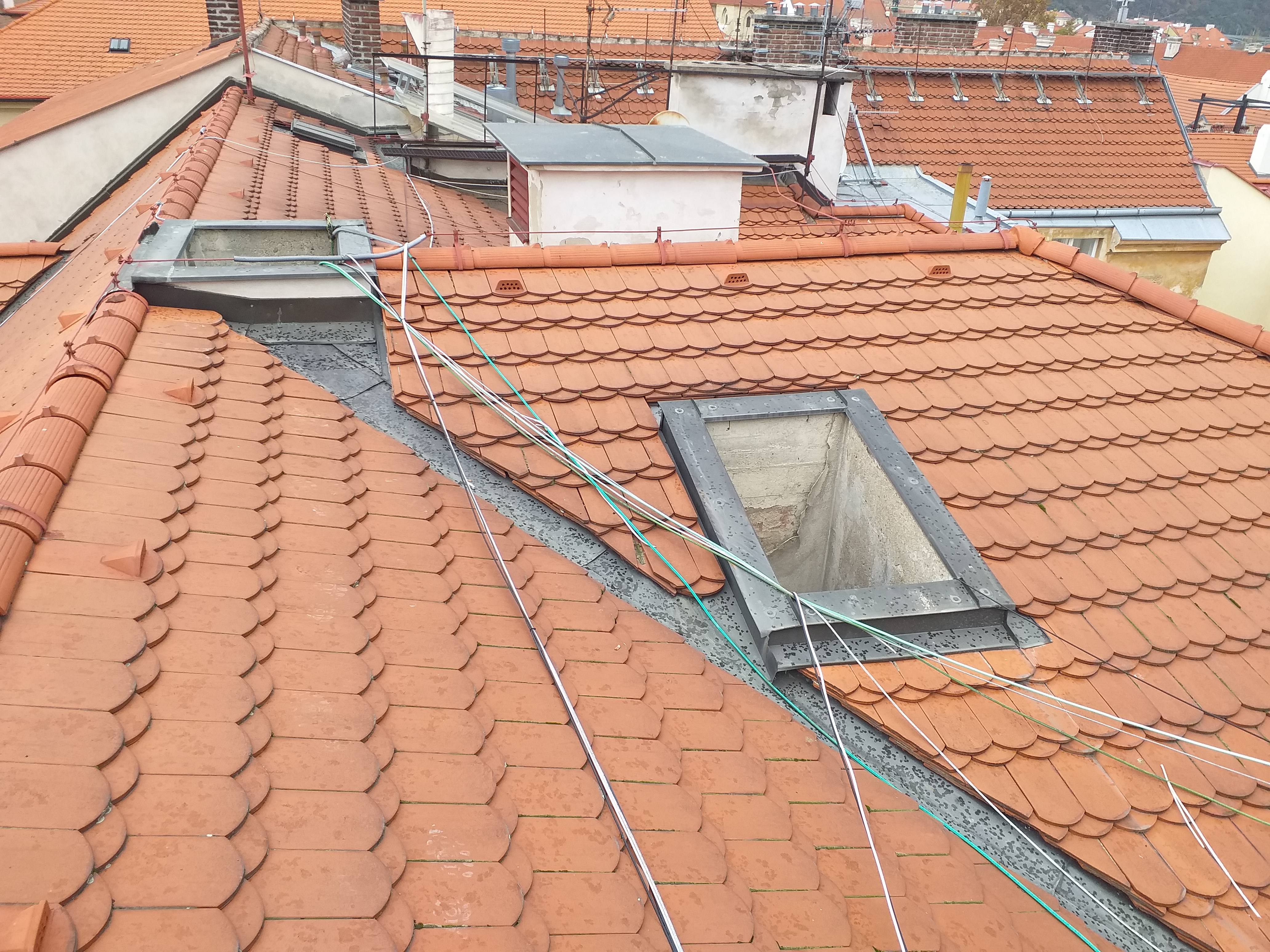 Oprava střechy, práce ve výškách České Budějovice